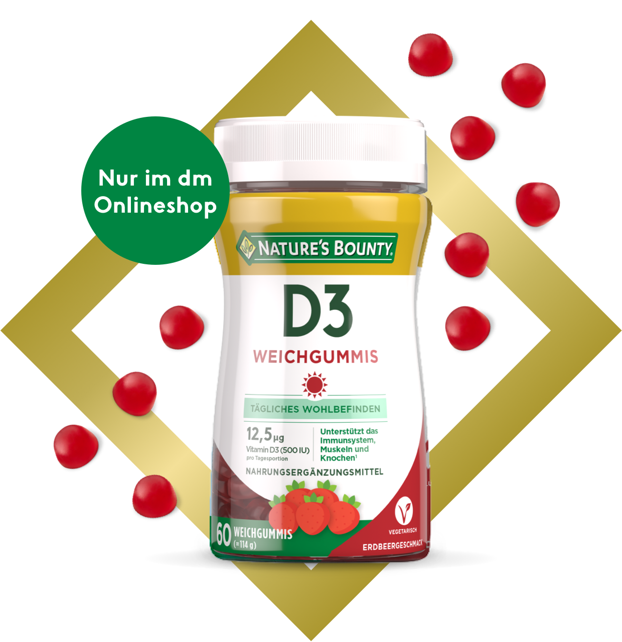 Natures's Bounty Vitamin D3 Weichgummies